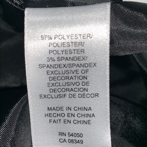 Nine West Stretch Black Dress Size 4 - Picture 5 of 5